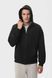 Худі на блискавці чоловіче базове RAY PREMIUM LOOSE чорне (U0409M-Black) XS U0409M-Black фото 3