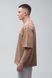 Футболка оверсайз RAY OVERSIZE чоловіча коричнева (U0104M-Brown) S/M U0104M-Brown фото 2