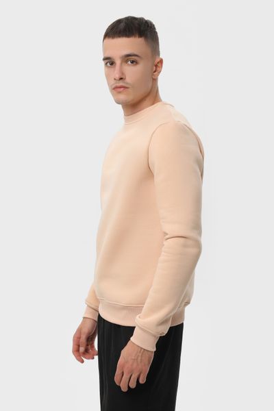 Свитшот мужской базовый утепленный RAY BASIC бежевый (U0301M-Cream) XS U0301M-Cream фото