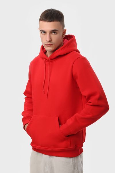 Худі чоловіче базове утеплене RAY BASIC червоне (U0401M-Red) XS U0401M-Red фото
