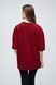 Футболка оверсайз RAY OVERSIZE бордовая женская (U0104W-Burgundy) S/M U0104W-Burgundy фото 3